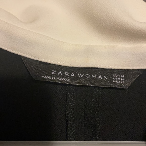 ZARA CONTRASTING MINI DRESS - Picture 4 of 7